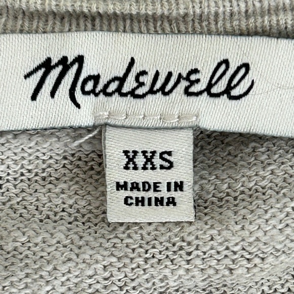 Madewell Women's Open Light Gray Cardigan Sz XXS - Picture 3 of 7
